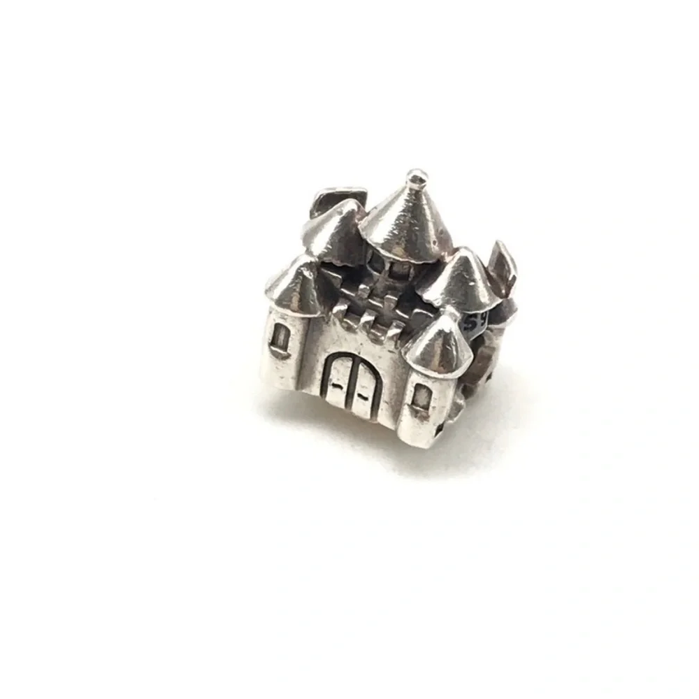 Pandora 925 14K Two Tone Happily Ever After After Princess Castle Bead Charm